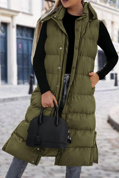 MIU Long Puffer Vest